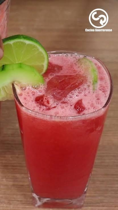 Jugo de Limón con Sandía