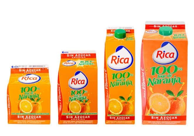 Jugos 100% Rica