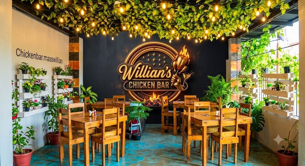 Ambiente del bar Willian's Chicken Bar